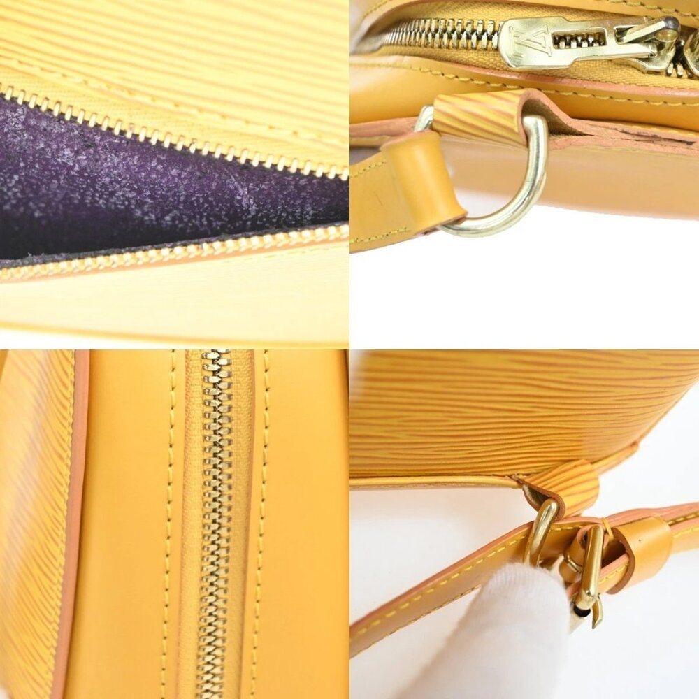 LOUIS VUITTON Logo Mabillon Backpack Bag Epi leather Yellow GHW M52239 82KC352 - Picture 15 of 15